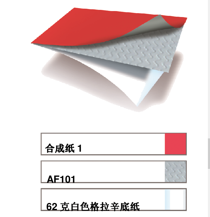 艾利合成（chéng）紙不幹膠材（cái）料 BW9600