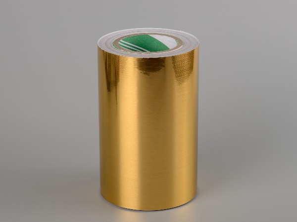 拉（lā）絲金不幹膠材料